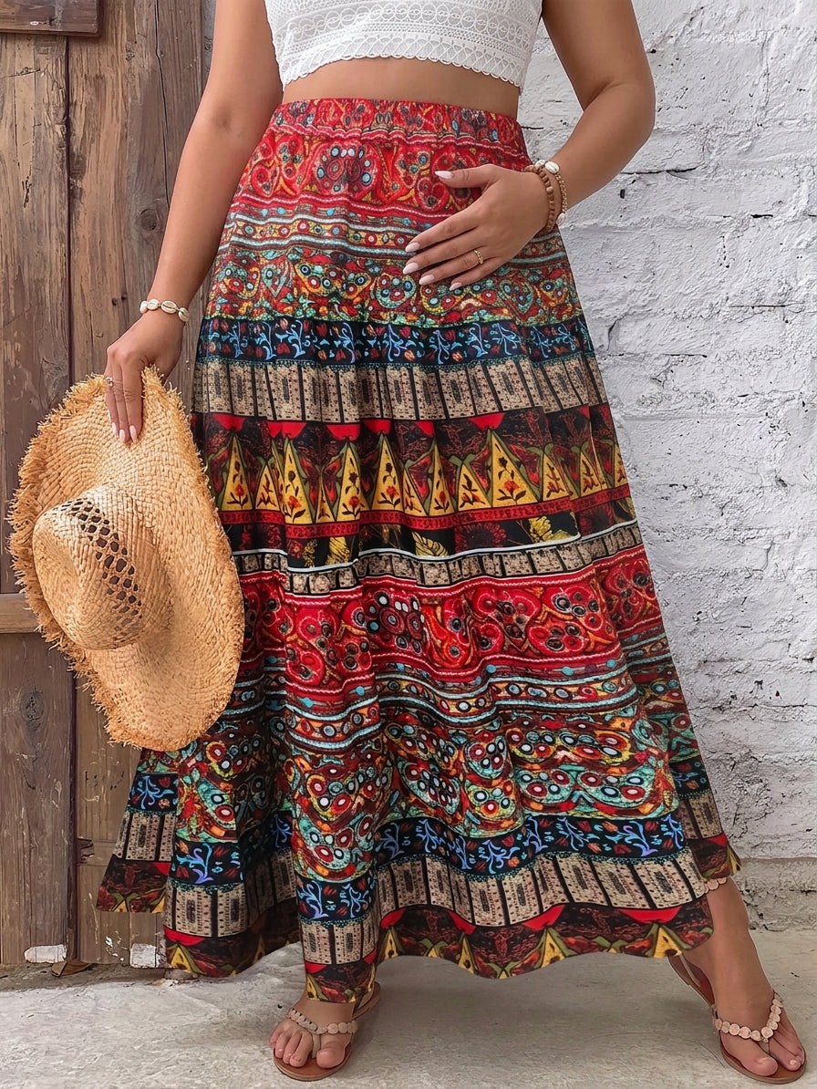 Falda Bohemia Tiro Alto Stella