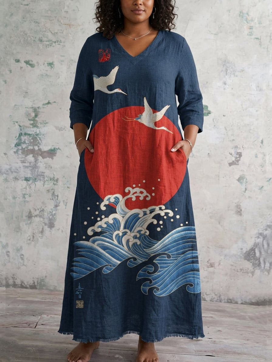 Vestido Largo Marea Creciente Kaelina