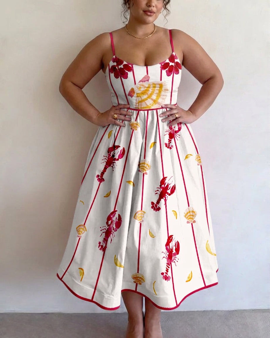 Brielle | Vestido Midi Encanto Marinero