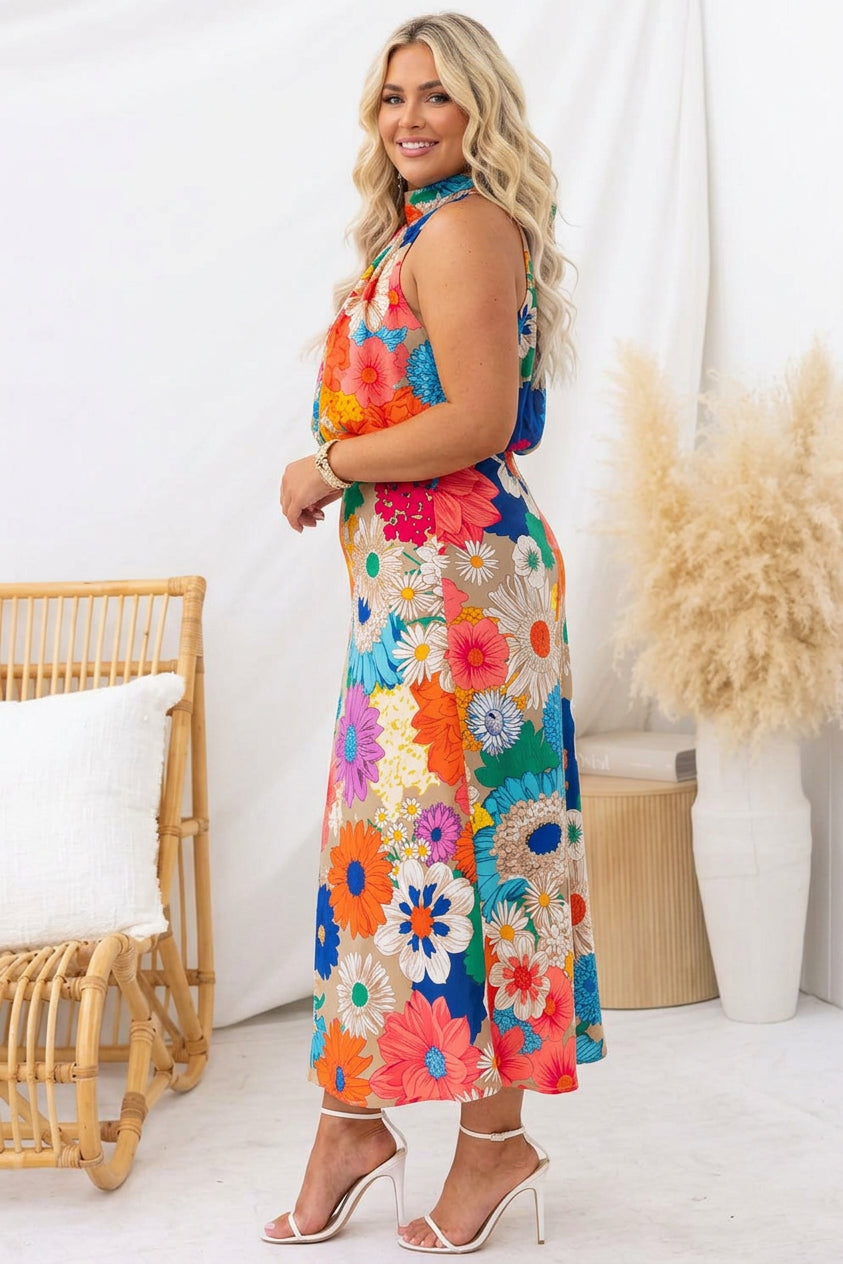 Vestido Largo Floral Summer