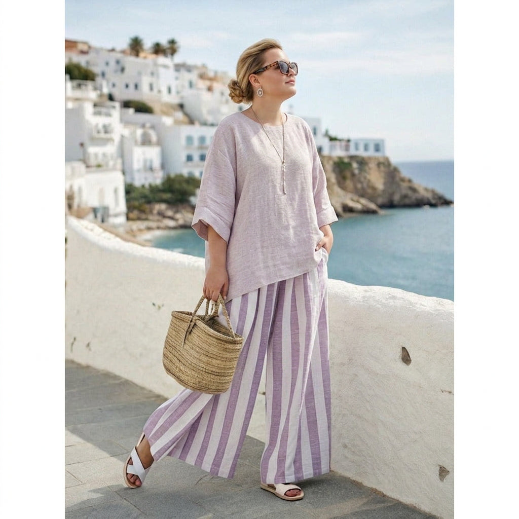 Selvara | Emerald Stripe Coastal Set