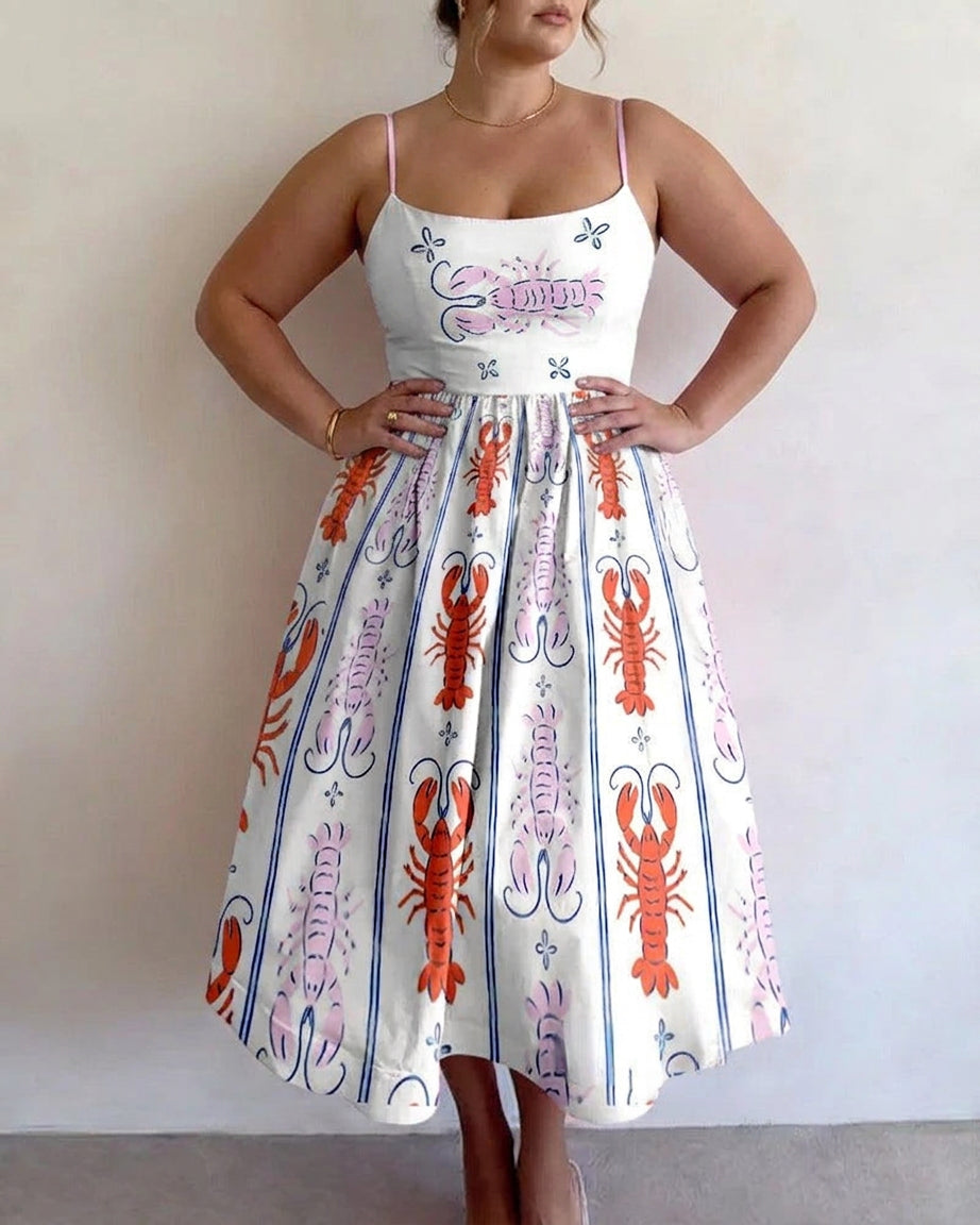 Brinleyrae | Vestido Midi Brisa Costera