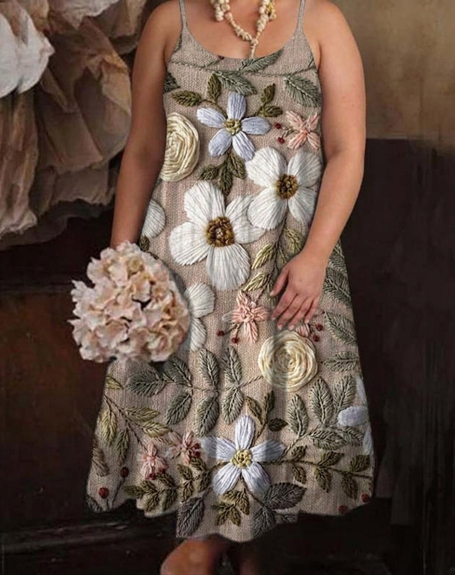 Sadie | Vestido Bohemio con Estampado Floral