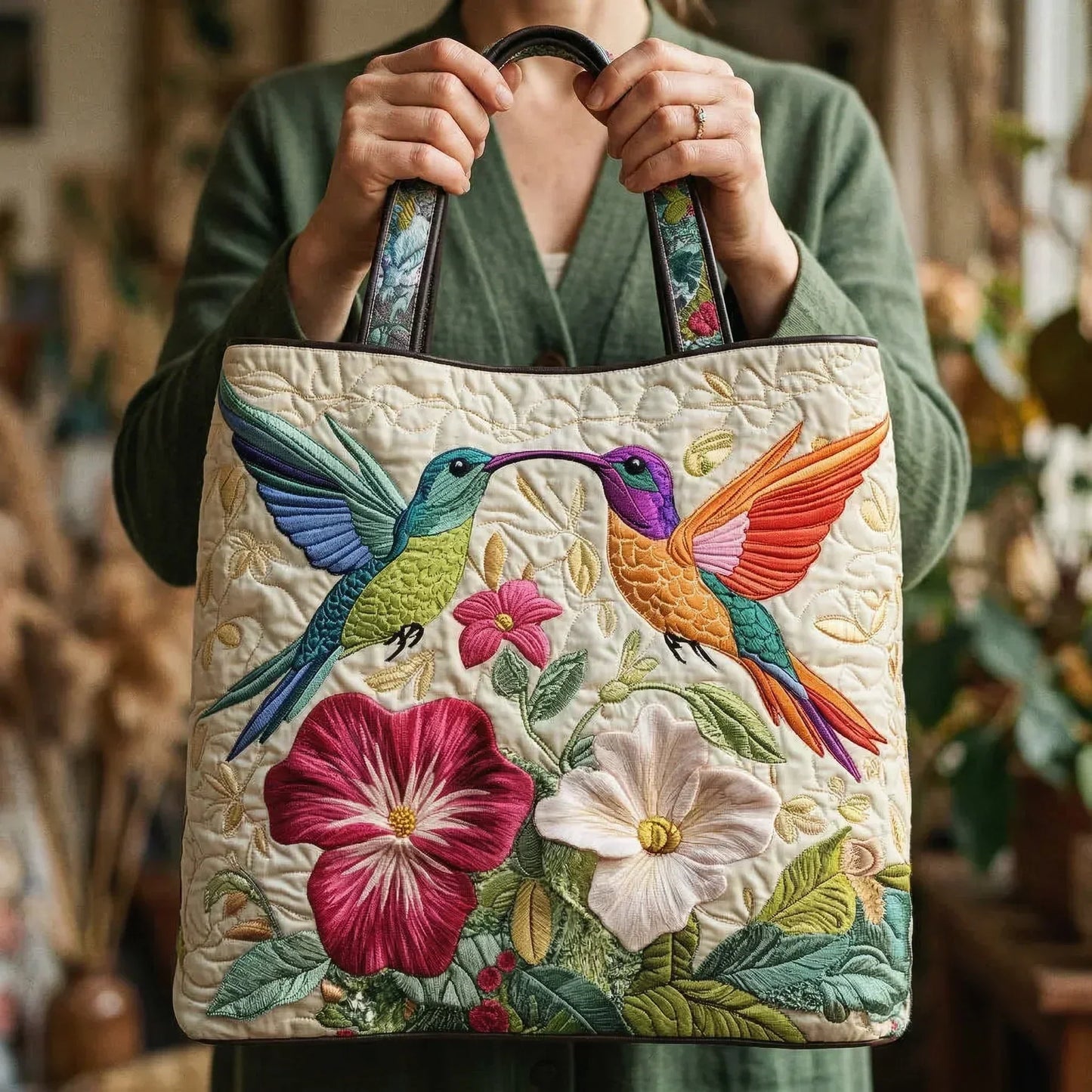 Prenda Floral Quilted Bag