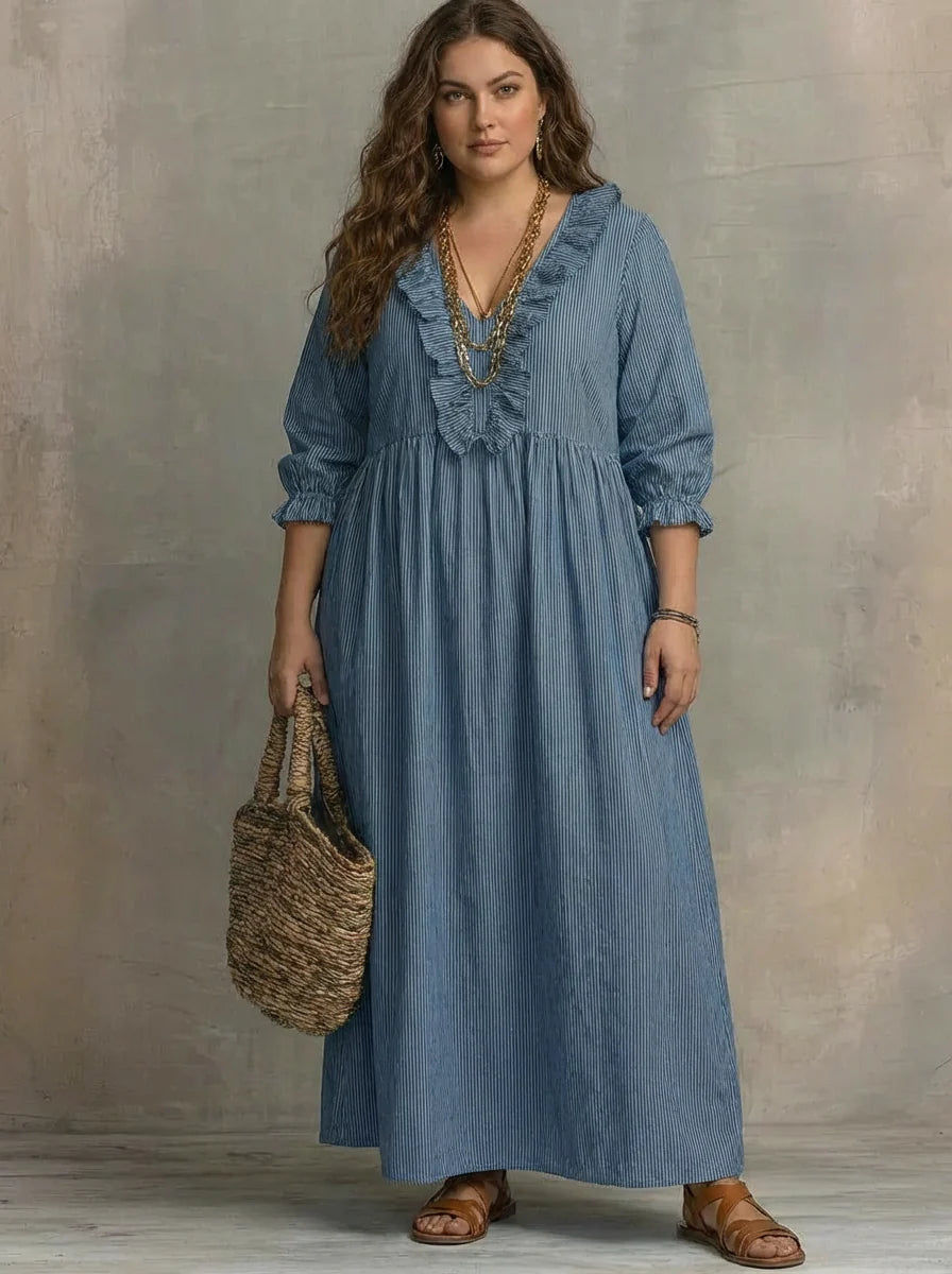 Elowen | Vestido Maxi Boho Manga Larga