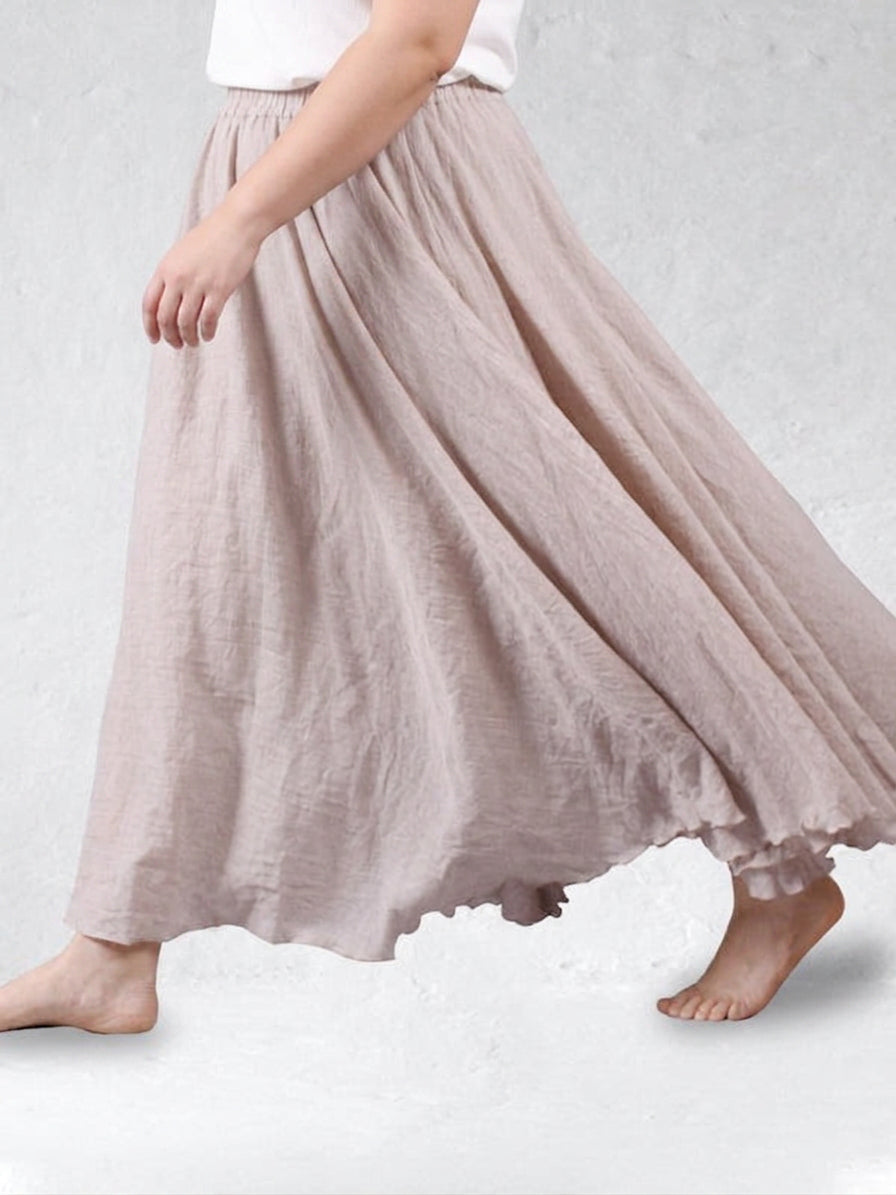 Falda Perla Brillante — Movimiento Natural Elegante