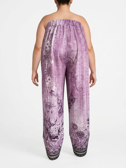 Pantalón Capri Floral Vintage Natasha