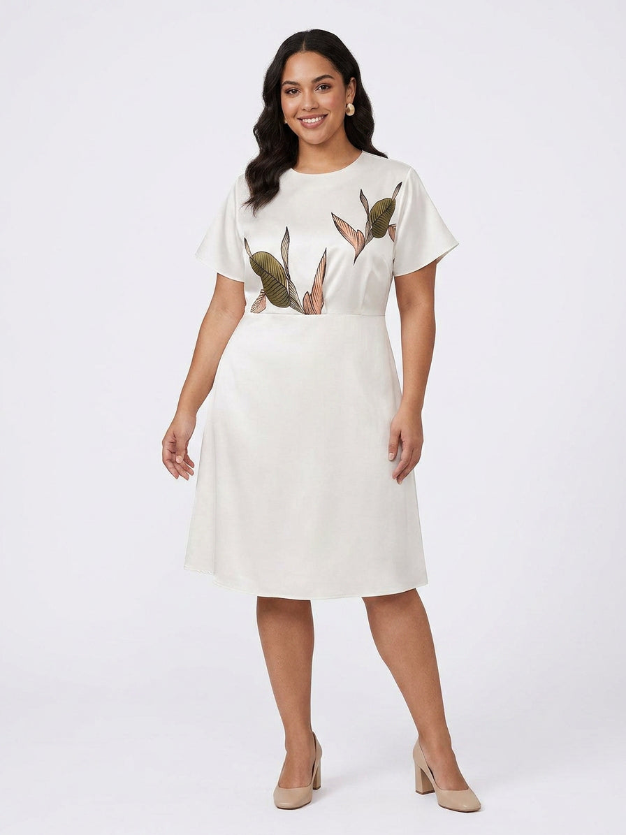 Vestido Midi de Satén Judy
