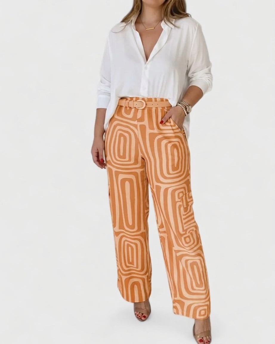 Kira | Conjunto Elegante de Dos Piezas (con Cinturón de Regalo)