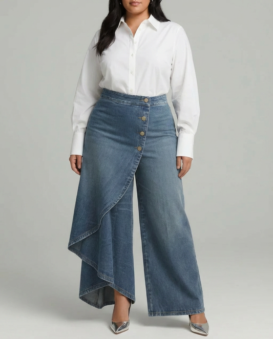 Pantalón Vaquero Cruzado Audrey