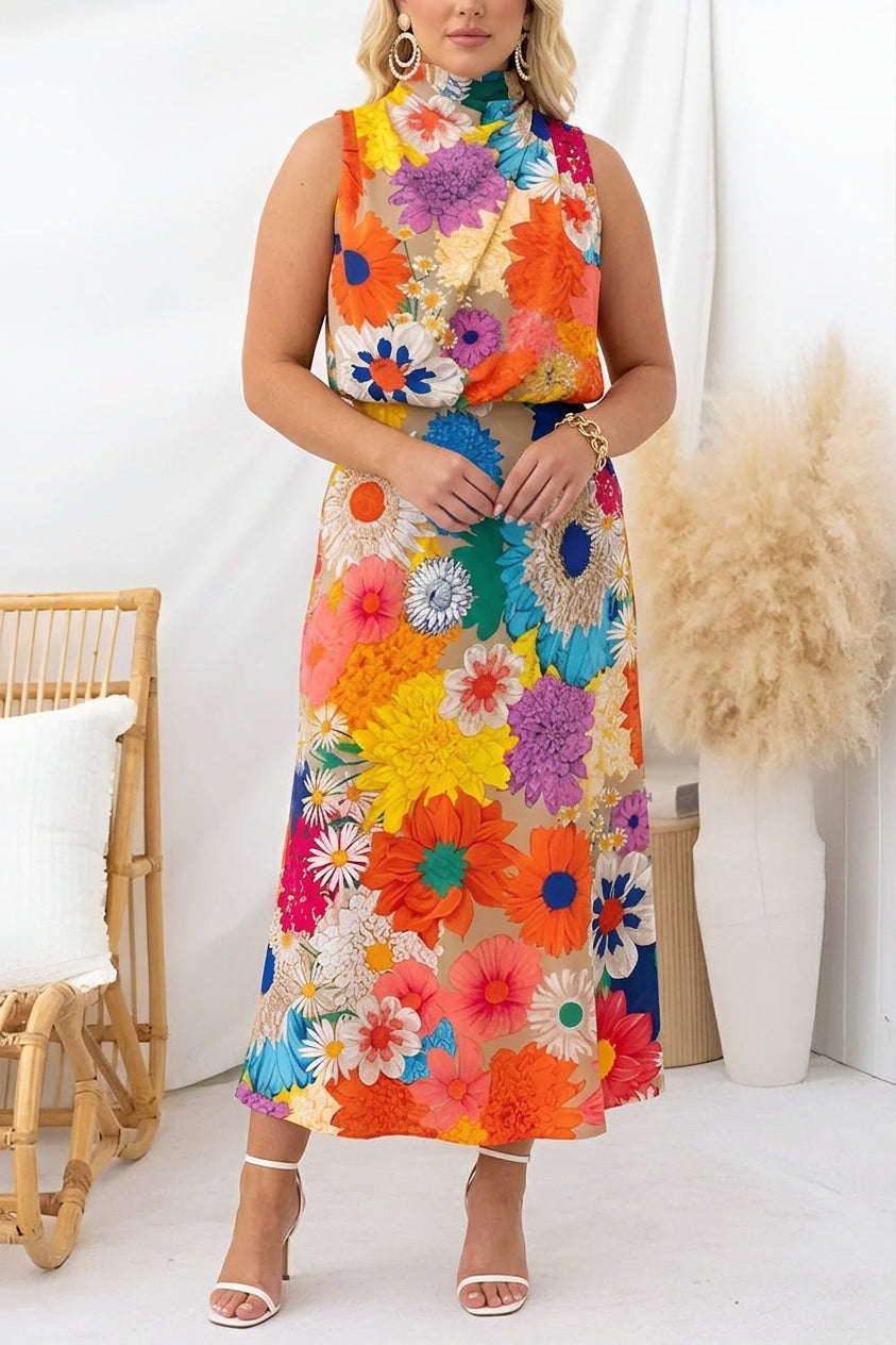 Vestido Largo Floral Summer