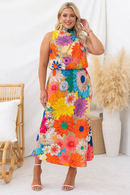Vestido Largo Floral Summer