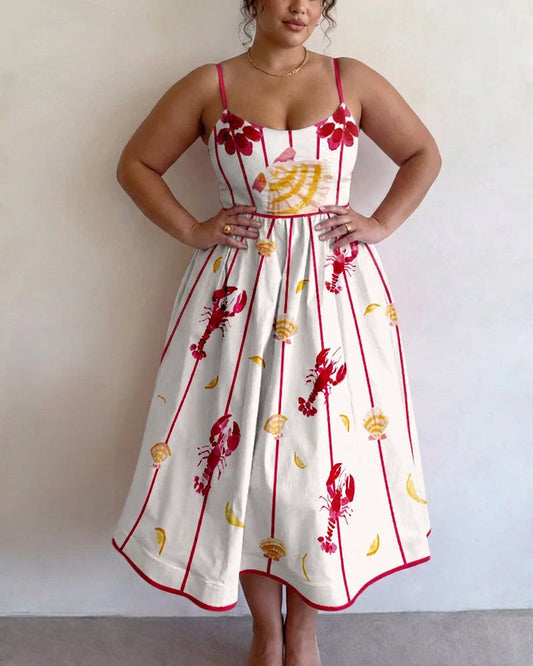 Brielle | Vestido Midi Encanto Marinero