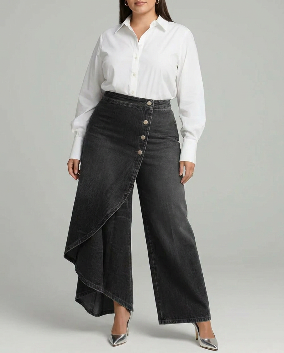 Pantalón Vaquero Cruzado Audrey