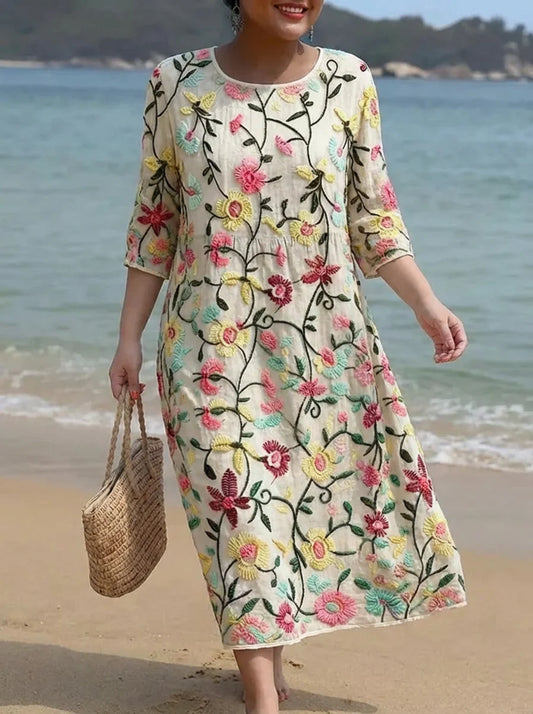 Vestido Estampado Floral Rebecca