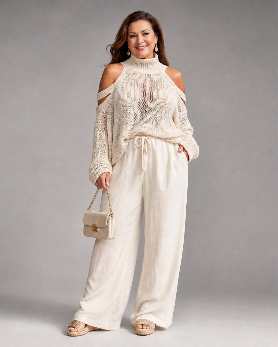 Conjunto de Pantalón de Punto Elamen