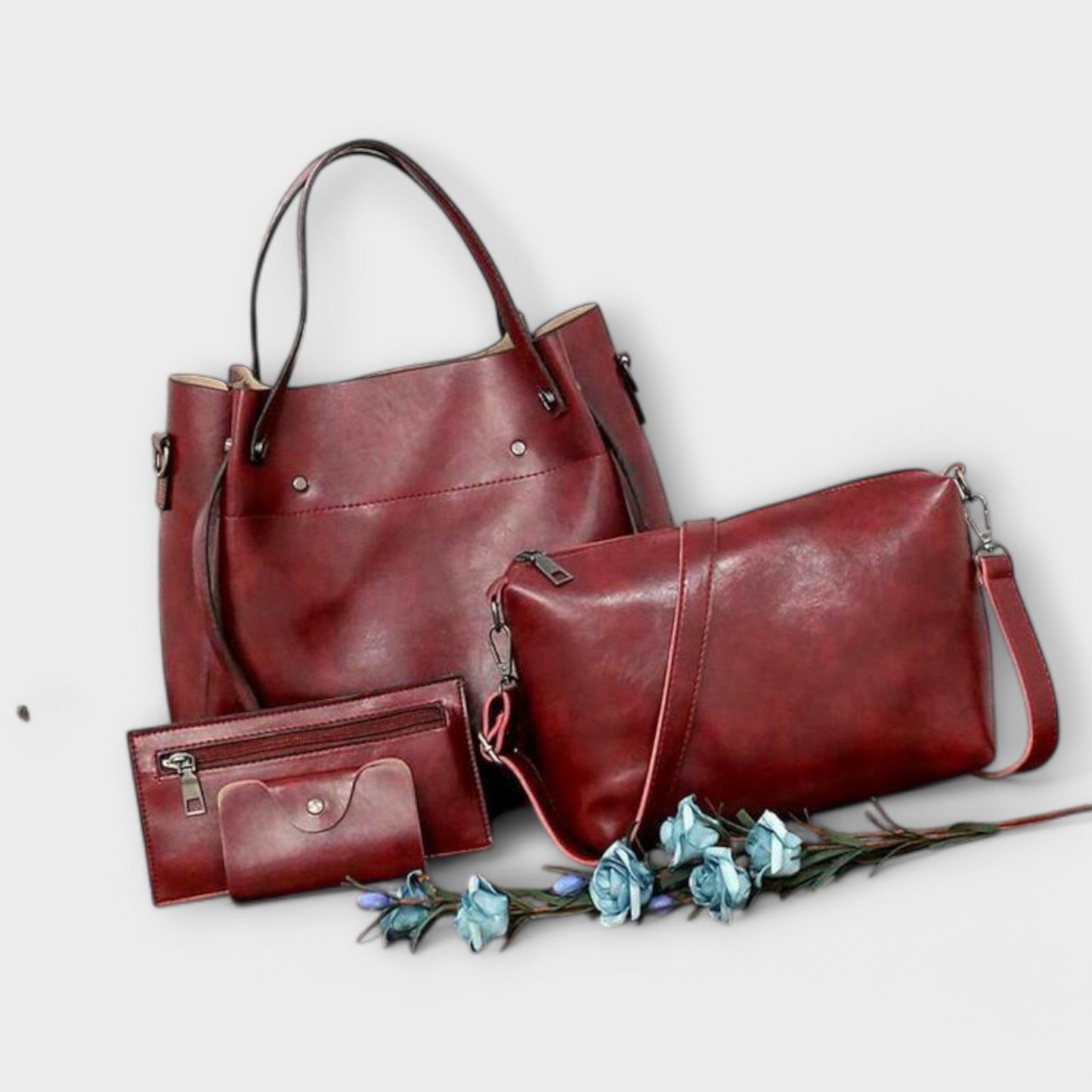 Leah | Conjunto de 4 Bolsos Vintage