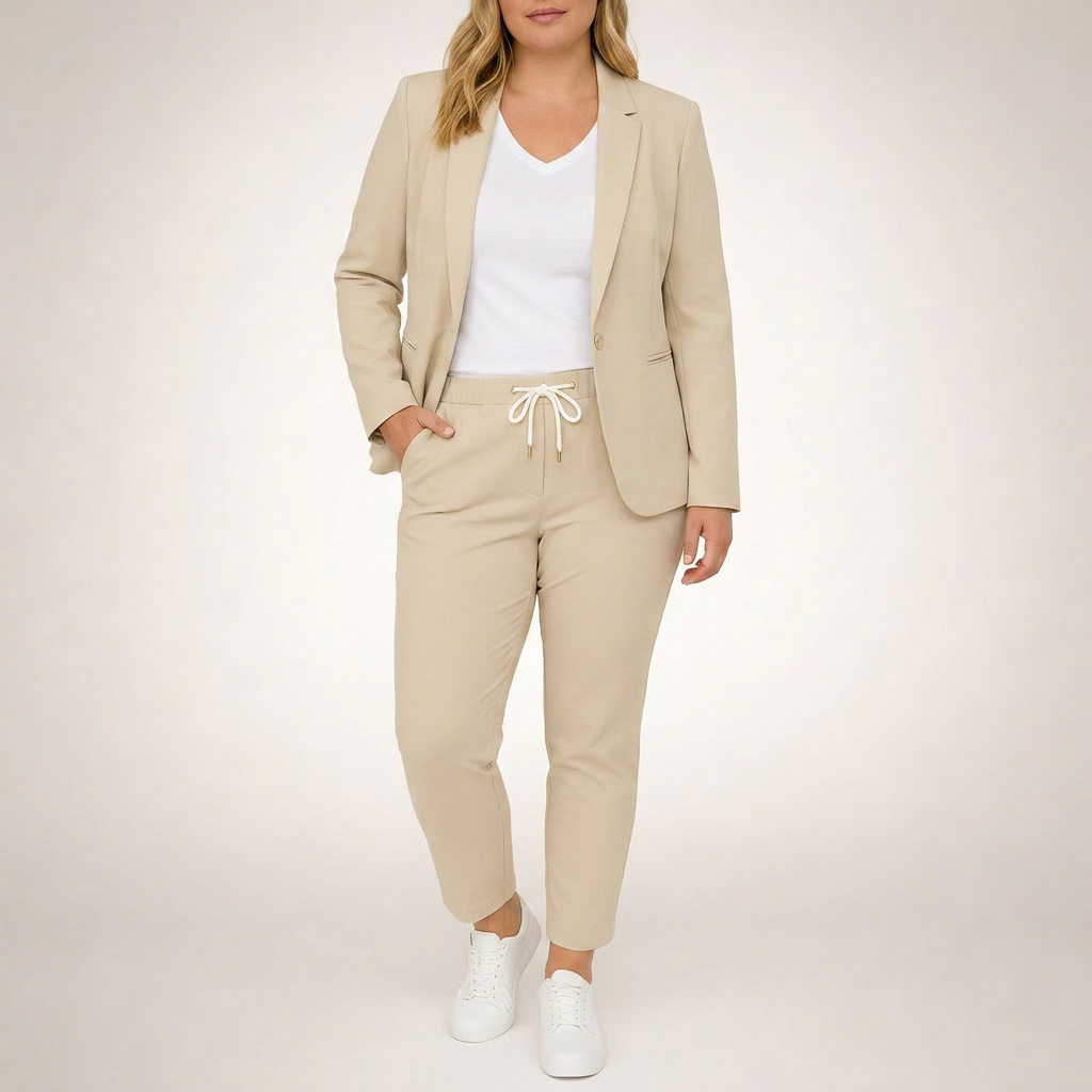 Eva | Traje Holgado con Toque Deportivo
