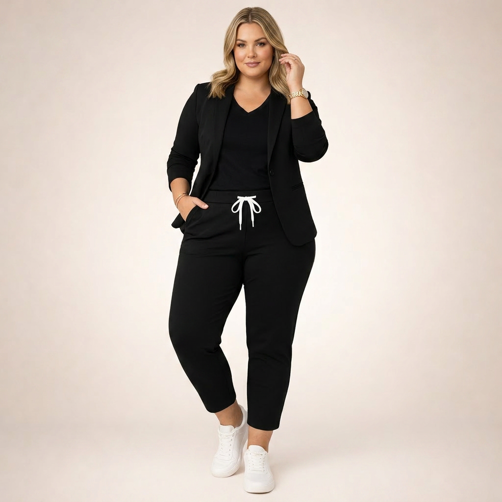 Eva | Traje Holgado con Toque Deportivo