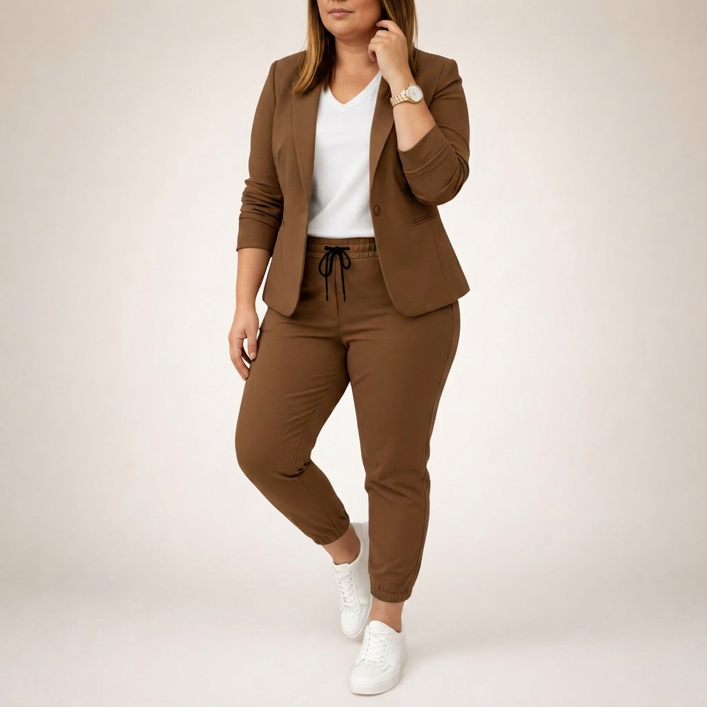 Eva | Traje Holgado con Toque Deportivo