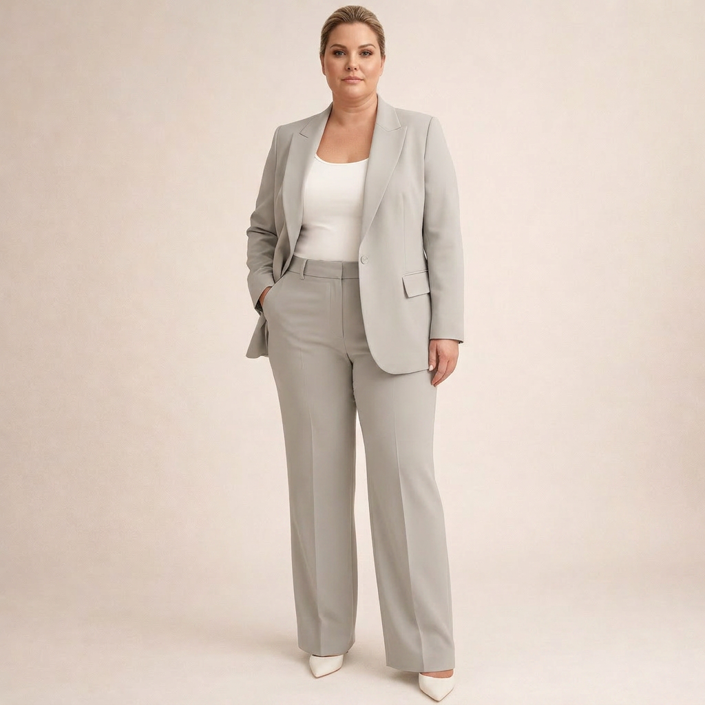 Vanessa | Traje Elegante con Pantalón Acampanado