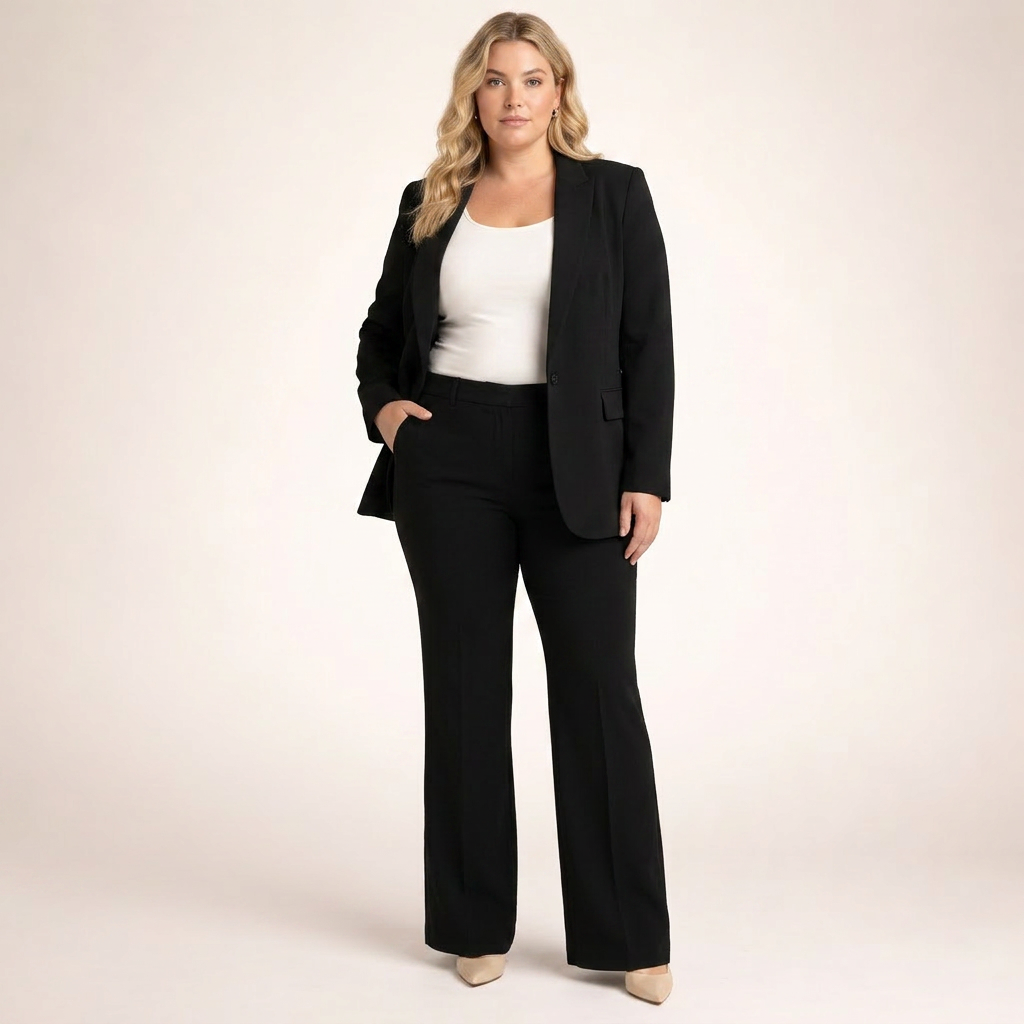 Vanessa | Traje Elegante con Pantalón Acampanado