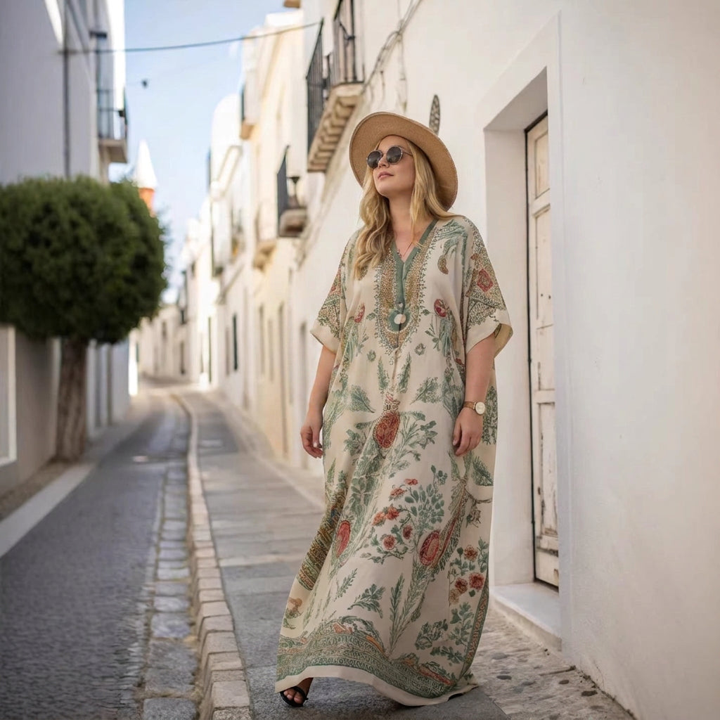 Sienna | Vestido Maxi Boho Fluido