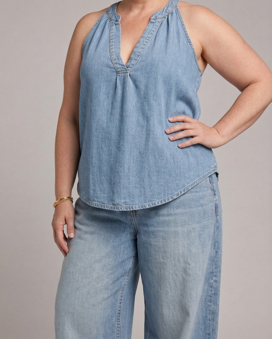 Conjunto de Pantalón Escote Halter Zorelle