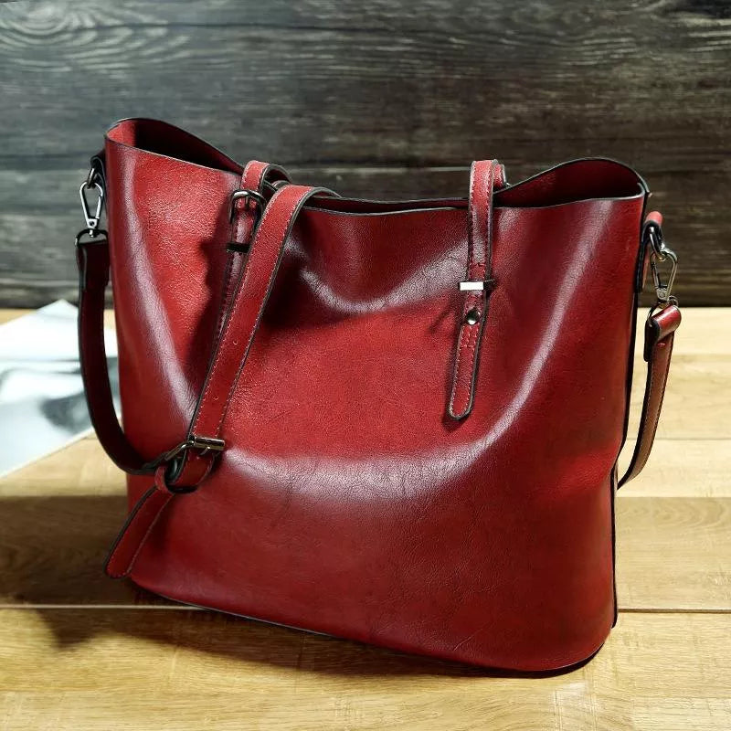Nicole | Bolso Bandolera de Cuero Vintage