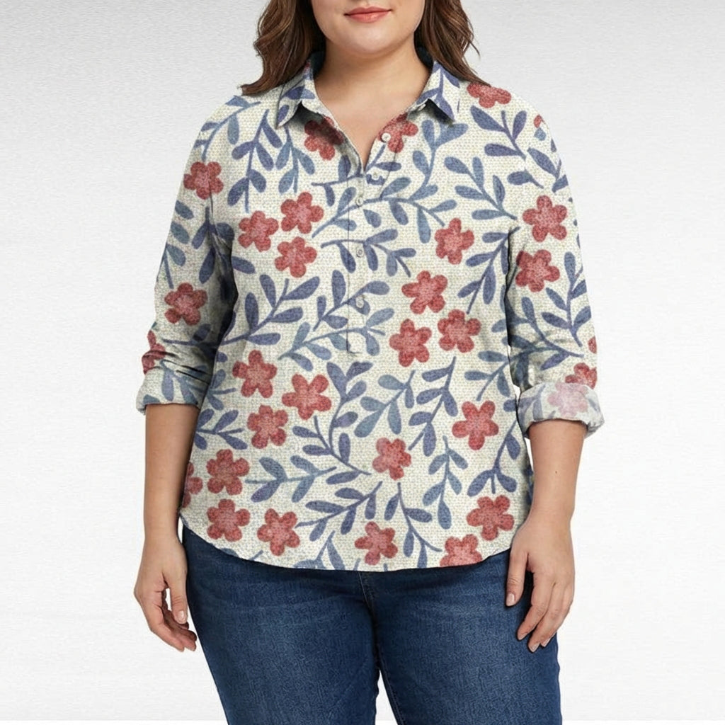 CLAIRE | BLUSA DE LINO ELEGANTE