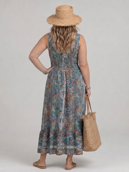 Vestido Midi Paisley Marisela
