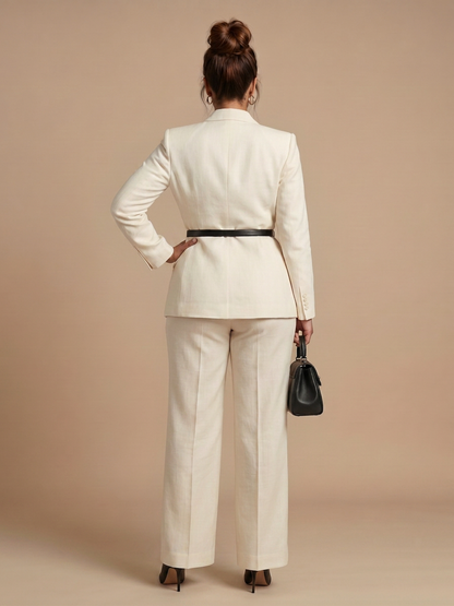 Delta | Traje Estructurado con Cuello Alzado