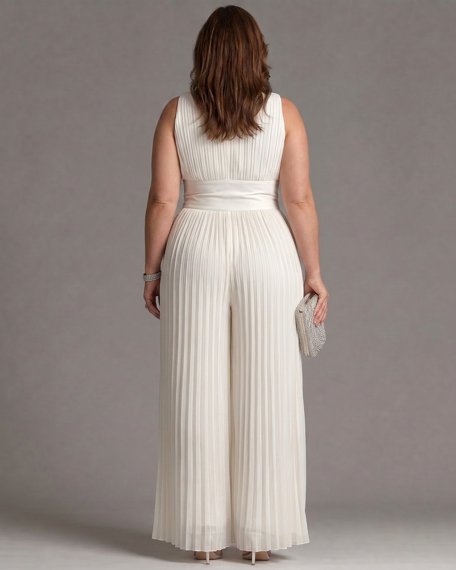 Mono Escote Halter Plisado Zakira