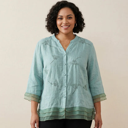 Top Elegante de Algodón Moore