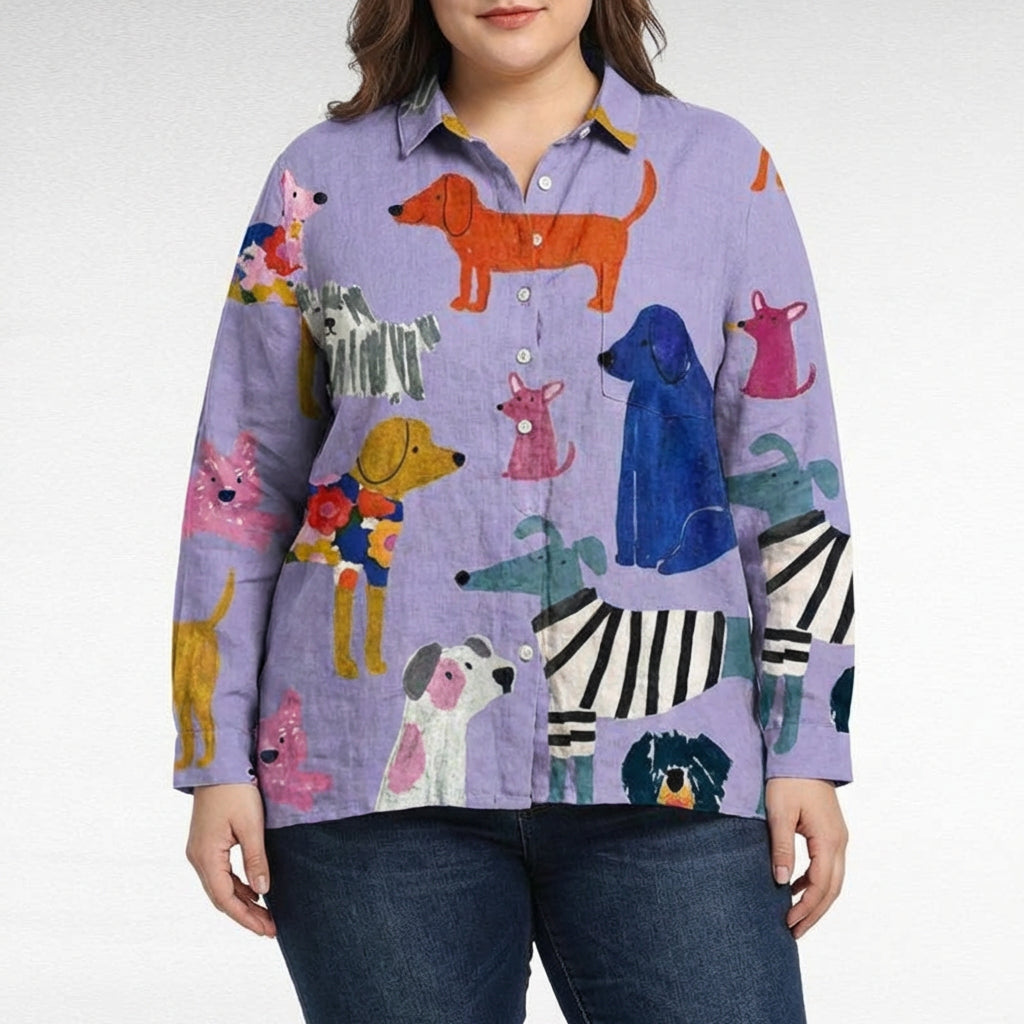 CONSTANCE | BLUSA DE LINO ELEGANTE