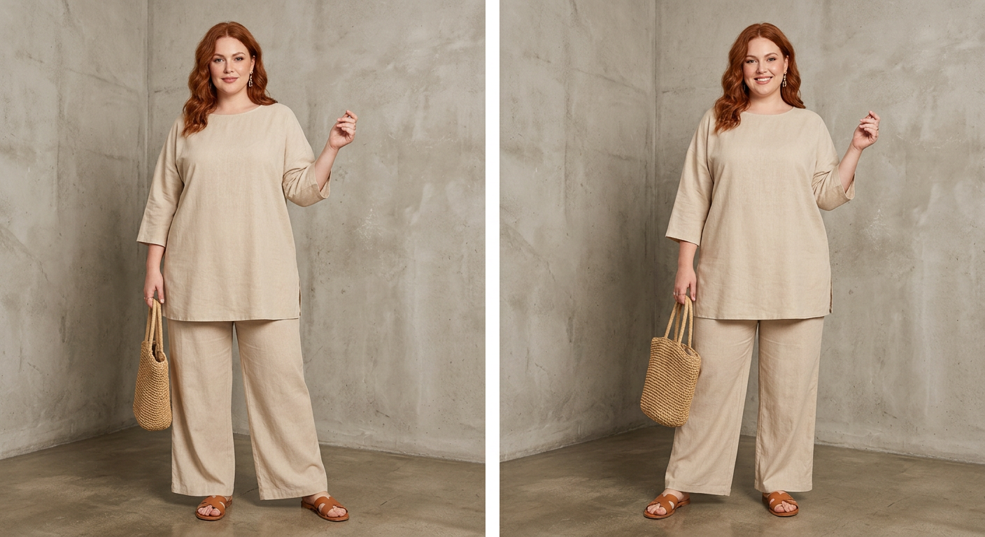 Prue | Conjunto Túnica Oversized con Pantalón Ancho