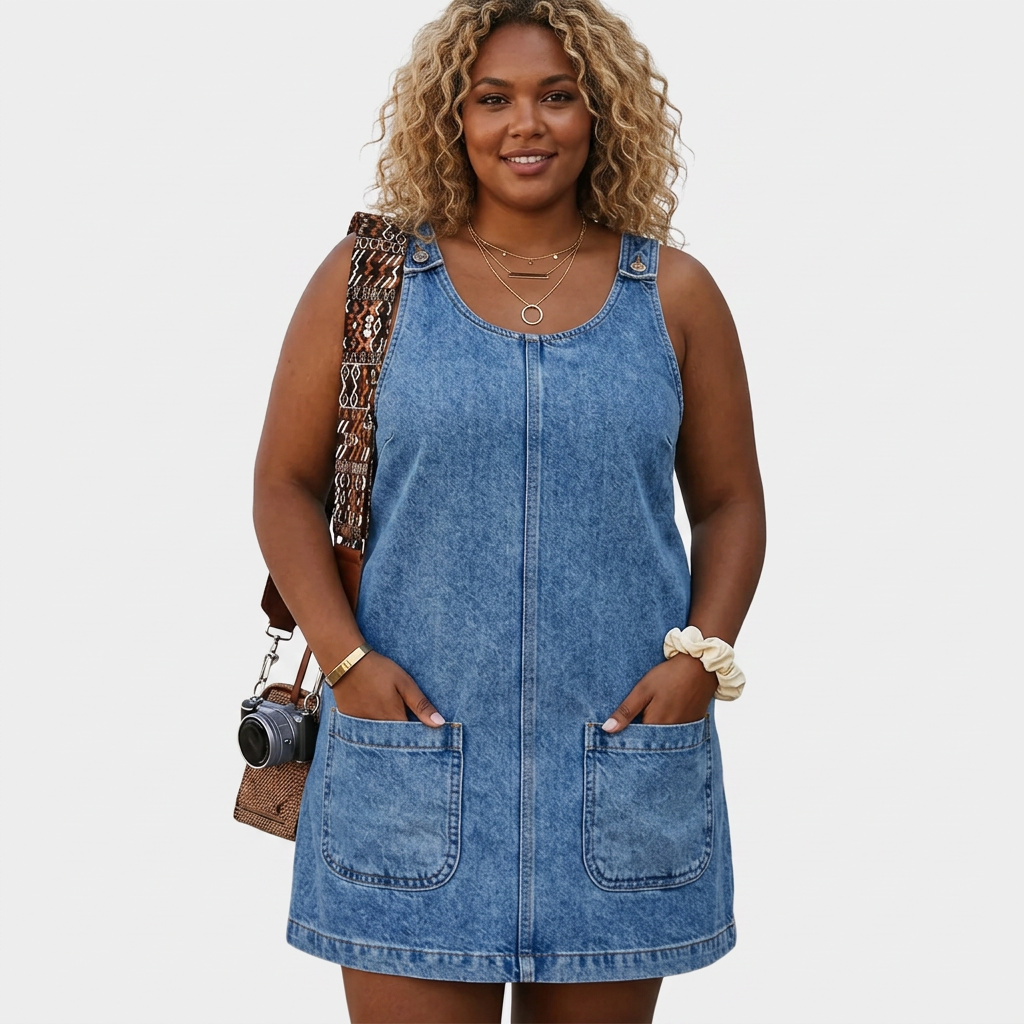 Vestido Estilo Vaquero Relajado Saylor