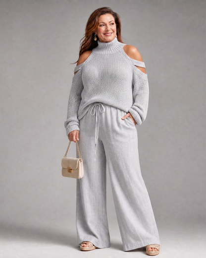 Conjunto de Pantalón de Punto Elamen