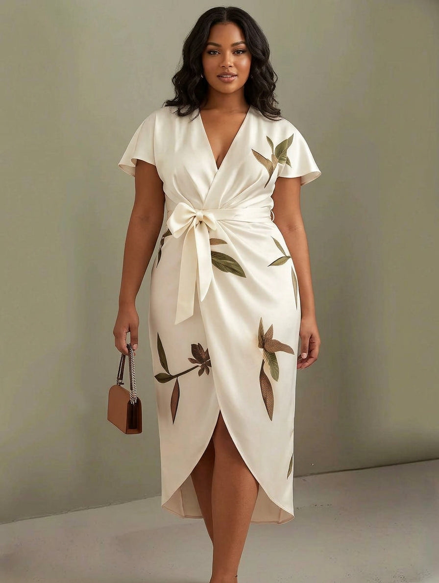 Vestido Midi de Satén Judy