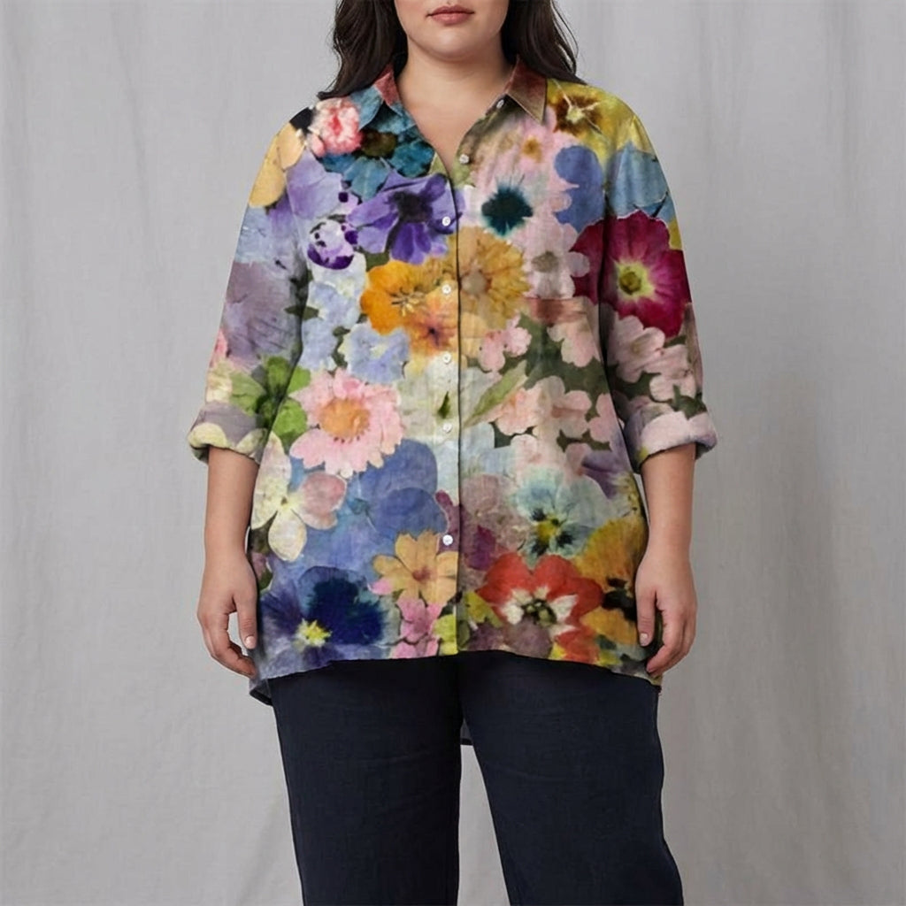 ÉLODIE | BLUSA DE LINO ELEGANTE