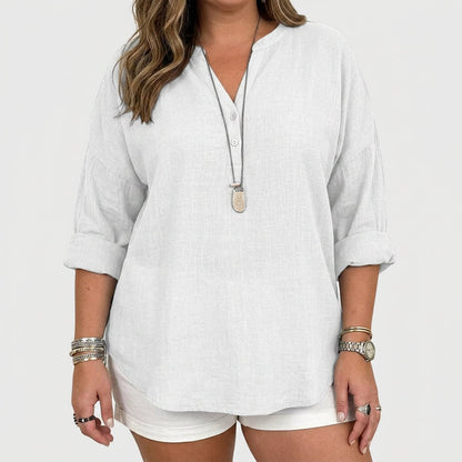 Lenara™ | Flowy Elegant Beach Shirt