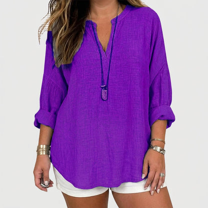 Lenara™ | Flowy Elegant Beach Shirt