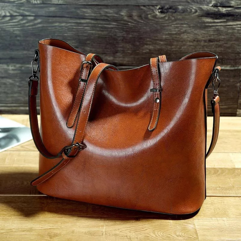 Nicole | Bolso Bandolera de Cuero Vintage