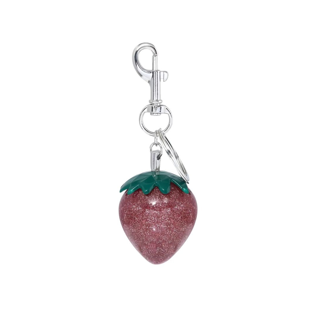 Silver Strawberry | Charm