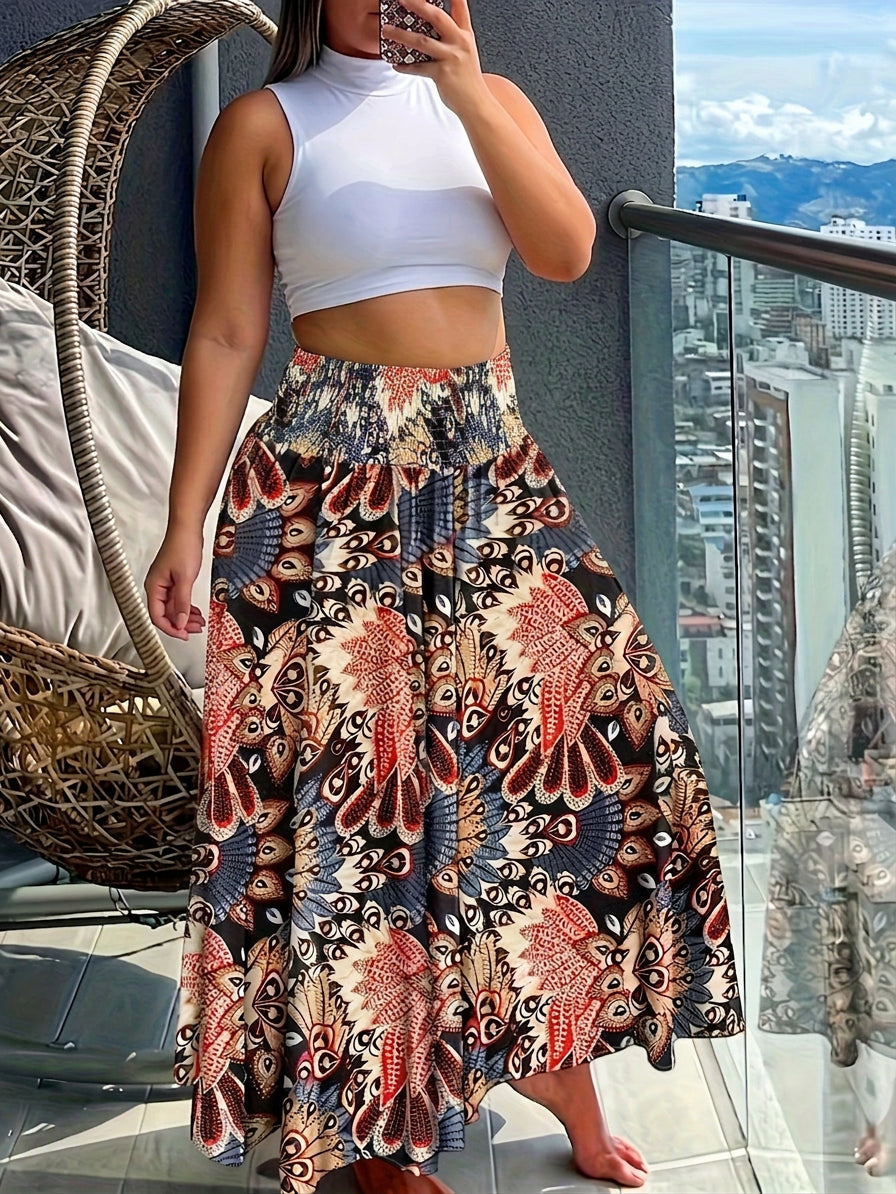 Pantalón de Pierna Ancha Tiro Alto Brielle