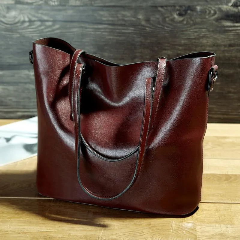 Nicole | Bolso Bandolera de Cuero Vintage