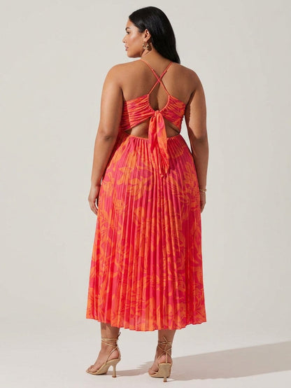 Vestido Midi Floral Elegante Heather