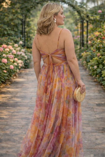 GISELLE | VESTIDO MAXI FLORAL