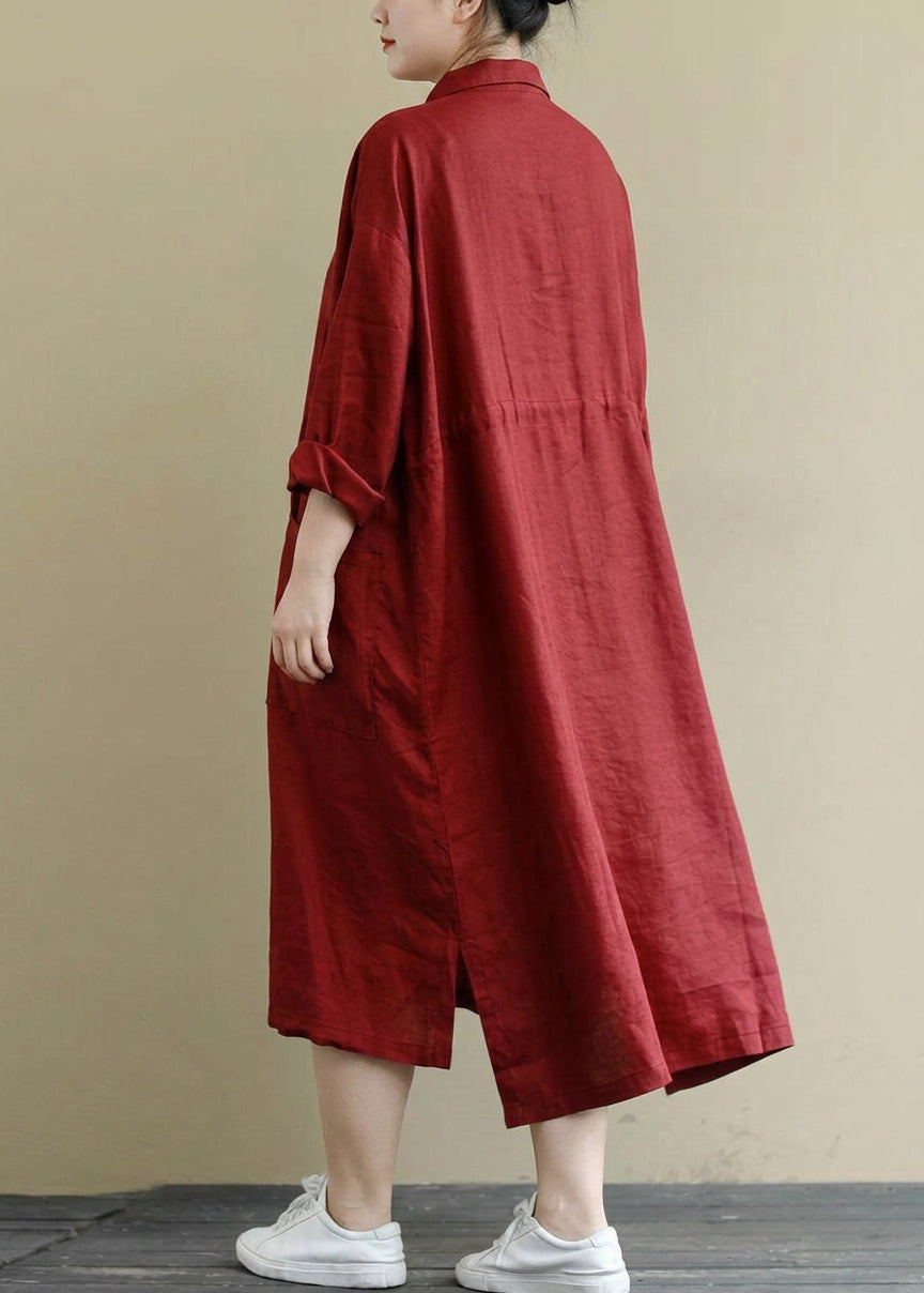Vestido Largo de Lino Sienna