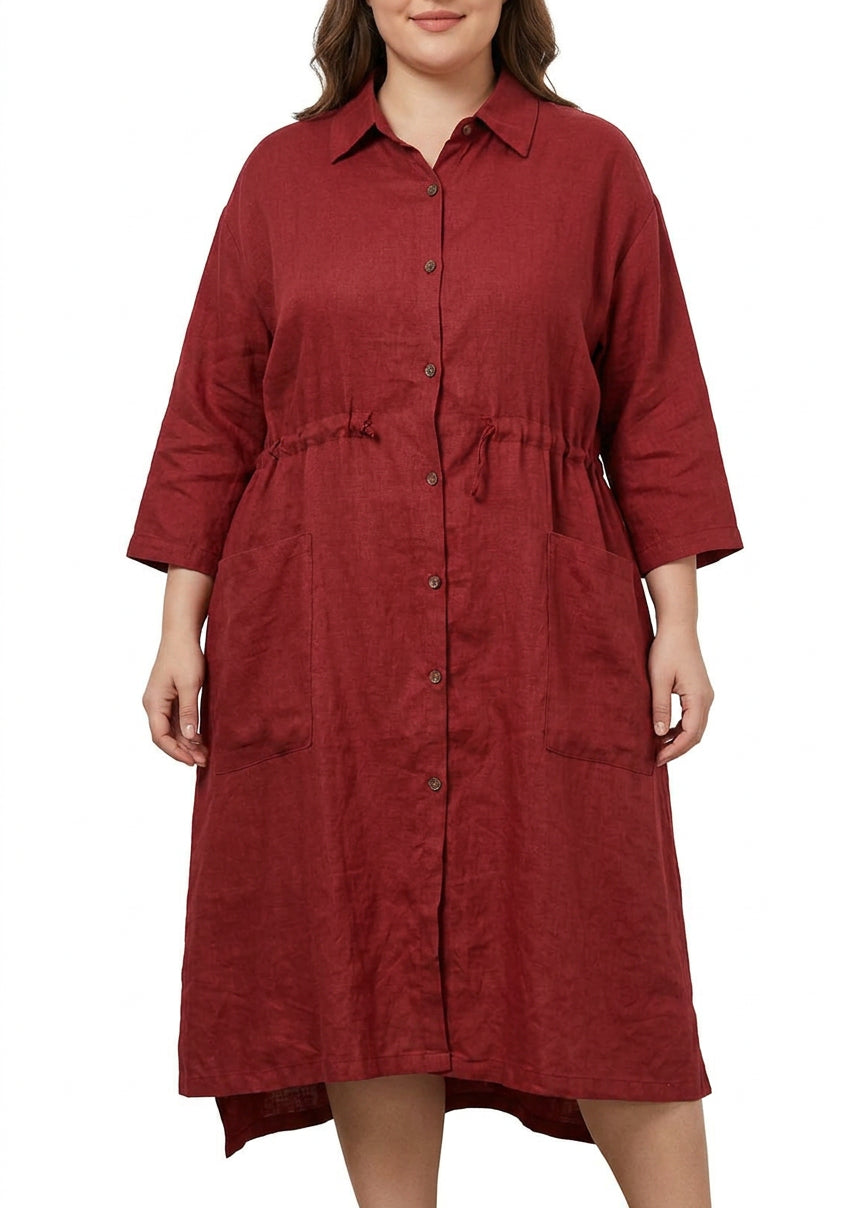 Vestido Largo de Lino Sienna